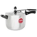 Amazon Brand - Solimo Sleek Stainless Steel Induction Bottom Pressure Cooker - 5 Liter (Inner Lid)
