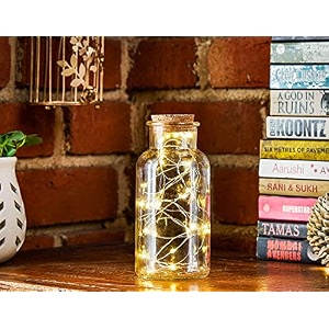 amazon brand - solimo string lights with usb-operated 5m warm white