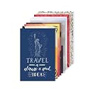 Amazon Brand - Solimo Wall Posters with Adhesive Tape, Set of 10 Travel Themed Posters