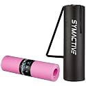 Amazon Brand - Symactive 10mm Anti-Skid Lightweight with perfect grip LDPE + EVA Yoga Mat with Carry Bag (Pink)