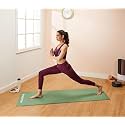 Amazon Brand - Symactive 6mm Anti-Skid Lightweight Sweat/Dirt Proof EVA + TPE Yoga Mat with Carrying Strap for Gym &amp; Outdoor Workout for Men/Women (Army Green)