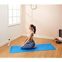 Amazon Brand - Symactive 6mm Anti-Skid Lightweight Sweat/Dirt Proof EVA + TPE Yoga Mat with Carrying Strap for Gym &amp; Outdoor Workout for Men/Women (Army Green)