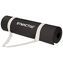 Amazon Brand - Symactive Exercise Yoga Mat, 8mm, Black