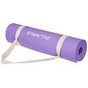 Amazon Brand - Symactive Exercise Yoga Mat, 8mm, Purple
