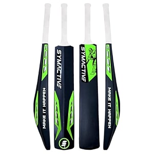 amazon brand - symactive weapon plastic cricket full size bat 3434 x 4234 inch for all age groups