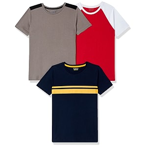 amazon brand - symbol boy39s regular fit t-shirt pag 516_multi 3 9-10 years