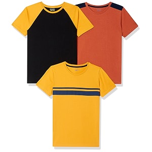 amazon brand - symbol boy39s regular fit t-shirt pag 516_multi 5 11-12 years