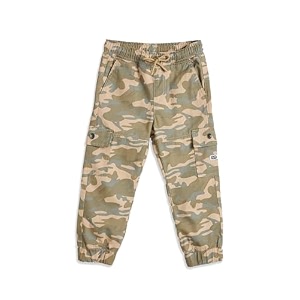 amazon brand - symbol boy39s cotton cargo jogger  elasticated waistband and cuff  stretchable  age 2-14 years