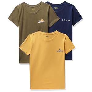 amazon brand - symbol boy39s regular fit t-shirt