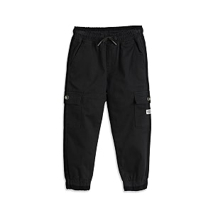 amazon brand - symbol boy39s cotton cargo jogger  elasticated waistband and cuff  stretchable  age 2-14 years