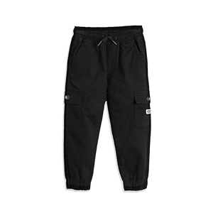 amazon brand - symbol boy39s cotton cargo jogger  elasticated waistband and cuff  stretchable  age 2-14 years