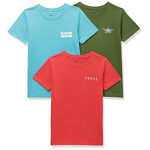 amazon brand - symbol boy39s regular fit t-shirt