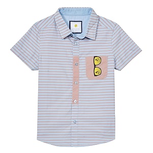 Amazon Brand - Symbol Boys Striped Regular