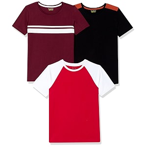 amazon brand - symbol boy39s regular fit t-shirt pag 516_multi 7 7-8 years