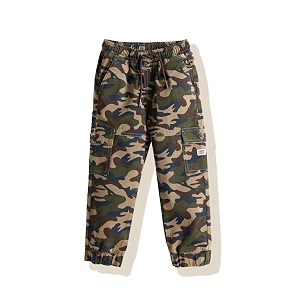 amazon brand - symbol boy39s cotton cargo jogger  elasticated waistband and cuff  stretchable  age 2-14 years