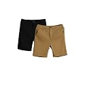 Amazon Brand - Symbol Boy's Cotton Chino/Cargo Shorts | Elasticated Waistband | Age 6-14 Years