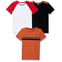 Amazon Brand - Symbol Boy's Regular Fit T-Shirt (PAG 516_Multi 1 7-8 Years)