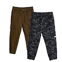 Amazon Brand - Symbol Boy's Cotton Cargo Jogger | Elasticated Waistband and Cuff | Stretchable | Age 2-14 Years