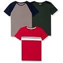 Amazon Brand - Symbol Boy's Regular Fit T-Shirt (PAG 516_Multi 4 4-5 Years)