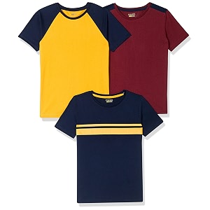amazon brand - symbol boy39s regular fit t-shirt pag 516_multi 8 5-6 years