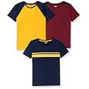 Amazon Brand - Symbol Boy's Regular Fit T-Shirt (PAG 516_Multi 8 5-6 Years)