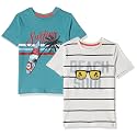 Amazon Brand - Symbol Boys Boys 100% Cotton Printed Half Sleeves T-Shirt | Age 2-16 Years (Pack of 2)