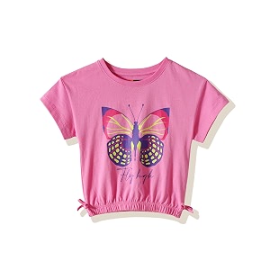 Amazon Brand - Symbol Girls Graphic Relaxed