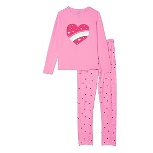 amazon brand - symbol girl39s cotton relaxed pajama set