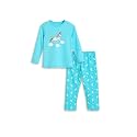 Amazon Brand - Symbol Girls Night Dress | 100% Cotton T-Shirt &amp; Pajama Set | Full Sleeves | Age 2-12 Years