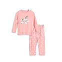 Amazon Brand - Symbol Girls Night Dress | 100% Cotton T-Shirt &amp; Pajama Set | Full Sleeves | Age 2-12 Years