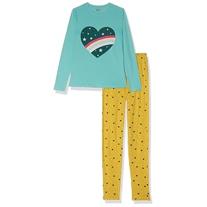 amazon brand - symbol girls pajama set
