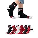 Amazon Brand - Symbol Kids Unisex Colorful Socks 6 Pack Comfortable Cotton