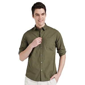 Amazon Brand - Symbol Mens Cotton Shirt