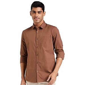 Amazon Brand - Symbol Mens Cotton Shirt