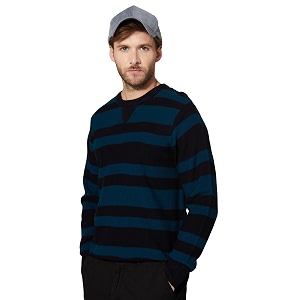 amazon brand - symbol men acrylic crew neck sweater