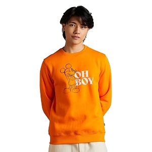 amazon brand - symbol men cotton blend heavy weight round neck sweatshirt available in marvel amp disney graphics regular fit