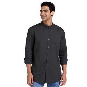 Amazon Brand - Symbol Men Cotton Solid