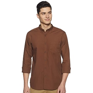 Amazon Brand - Symbol Mens Cotton Shirt