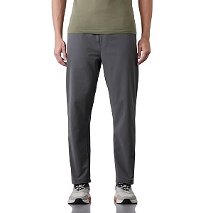 amazon brand - symbol men39s relaxed fit pleated athleisure trouser elasticated waistband  100 polyester available in plus sizes