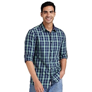 Amazon Brand - Symbol Mens Cotton Checkered