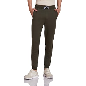 amazon brand - symbol men39s cotton rich strechable knit terry track pants - regular fit