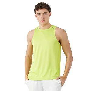 amazon brand - symbol men39s polyester color block active regular fit sports  round neck  sleeveless t-shirt
