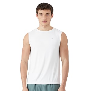 amazon brand - symbol men39s polyester color block active regular fit sports  round neck  sleeveless t-shirt