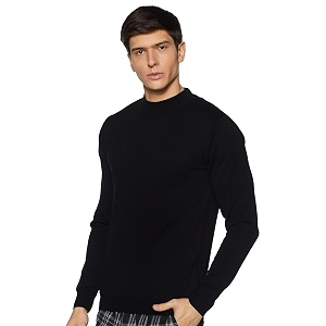 amazon brand - symbol men39s acrylic crew nec sweater available in plus sizes