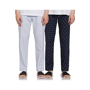 amazon brand - symbol cotton men39s printed regular fit casual style pajama bottom pack of 2