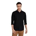 Amazon Brand - Symbol Men's Solid Slim Fit Cotton Casual Shirt | Plain | Full Sleeve | Summer (Available in Plus Sizes)
