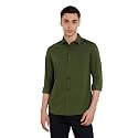 Amazon Brand - Symbol Men's Solid Slim Fit Cotton Casual Shirt | Plain | Full Sleeve | Summer (Available in Plus Sizes)