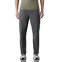 Amazon Brand - Symbol Men's Relaxed Fit Pleated Athleisure Trouser (Elasticated Waistband | 100% Polyester| Available in Plus Sizes)