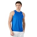 Amazon Brand - Symbol Men's Polyester Color Block Active Regular Fit Sports | Round Neck | Sleeveless T-Shirt