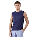 Amazon Brand - Symbol Men's Polyester Color Block Active Regular Fit Sports | Round Neck | Sleeveless T-Shirt